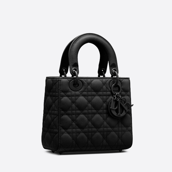 ABC Lady Dior Black Matte Size Small - Picture 2 of 4